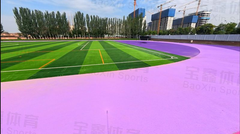太原市誠師實驗學校體育場塑膠跑道項目